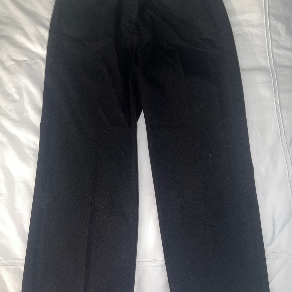 JCrew black cropped dress pants